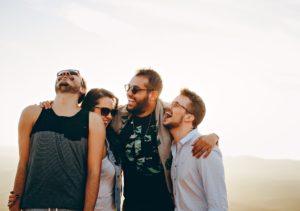Group of Friends Laughing Together